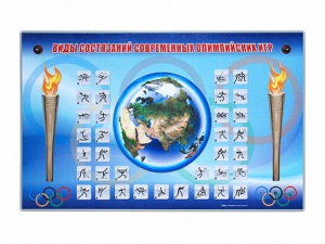 Электрифицированный стенд "Виды состязаний современных Олимпийских игр" - fgospostavki.ru - Ростов-на-Дону