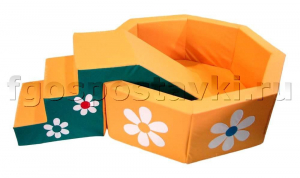 Бассейн "Ромашка" восьмигранный со ступенькой - fgospostavki.ru - Ростов-на-Дону