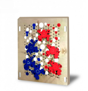 Тактильно-развивающая панель «Цветные лягушки» - fgospostavki.ru - Ростов-на-Дону