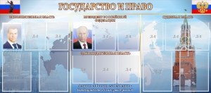 Стенд "Государство и право" - fgospostavki.ru - Ростов-на-Дону