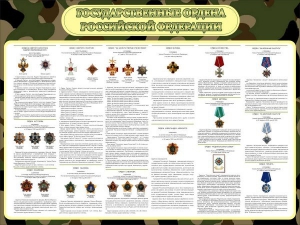 Стенд "Государственные ордена РФ" - fgospostavki.ru - Ростов-на-Дону