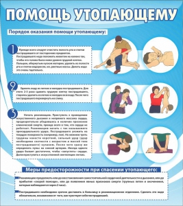 Стенд "Помощь утопающему" - fgospostavki.ru - Ростов-на-Дону