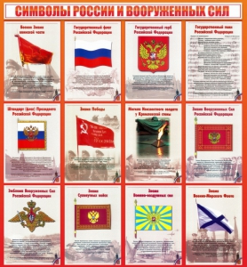 Стенд "Символы России и вооруженных сил" - fgospostavki.ru - Ростов-на-Дону