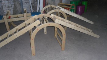 Лестница навесная с зацепами (420*2280 миллиметров, дерево) - fgospostavki.ru - Ростов-на-Дону