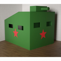 Игровой домик «Танк» - fgospostavki.ru - Ростов-на-Дону