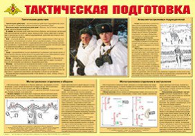 Плакат "Тактическая подготовка" - fgospostavki.ru - Ростов-на-Дону