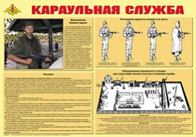 Плакат "Караульная служба" - fgospostavki.ru - Ростов-на-Дону