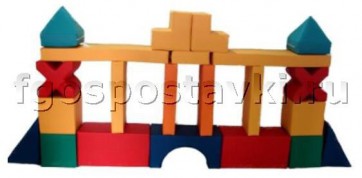 Мягкий модуль-конструктор "Архитектор" (22 элемента) - fgospostavki.ru - Ростов-на-Дону