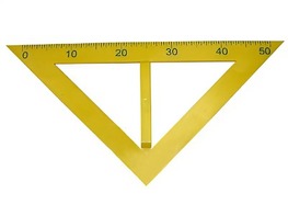 Угольник классный пластмассовый (45 и 45 градусов) - fgospostavki.ru - Ростов-на-Дону