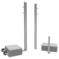 Бадминтонные стойки мобильные (с противовесами, на колесах) - fgospostavki.ru - Ростов-на-Дону