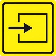 Тактильный знак (вход в помещение) 150х150 - fgospostavki.ru - Ростов-на-Дону