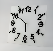 Часы тактильные настольные с крупными цифрами - fgospostavki.ru - Ростов-на-Дону