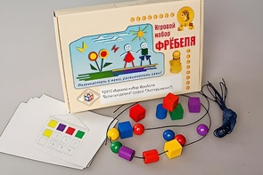 Игровой набор Фребеля "Бусы-шнуровка" (серия "Эксперимент") - fgospostavki.ru - Ростов-на-Дону
