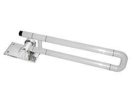 Поручень откидной с антибактериальным покрытием (белый) - fgospostavki.ru - Ростов-на-Дону