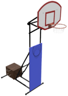 Стойка стритбольная-минибаскетбольная складная, переносная (регулируемая высота от 2,75 метров до 3,05 метра) - fgospostavki.ru - Ростов-на-Дону