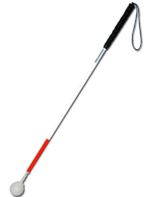 Трость телескопическая композитная с вращающимся шарообразным наконечником длинная на крючке - fgospostavki.ru - Ростов-на-Дону