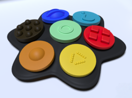 Полностью тактильный коммуникатор 7-кнопочный многоуровневый - fgospostavki.ru - Ростов-на-Дону