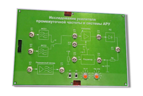 Сменная панель «Исследование усилителя промежуточной частоты и системы АРУ» - fgospostavki.ru - Ростов-на-Дону