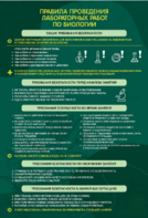 Стенд "Правила выполнения лабораторных работ по биологии" Вариант 1 - fgospostavki.ru - Ростов-на-Дону