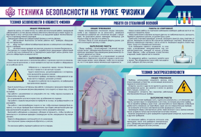 Стенд-уголок "Техника безопасности на уроках физики" - fgospostavki.ru - Ростов-на-Дону