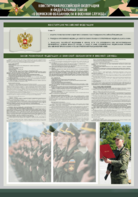 Стенд-уголок "Конституция Российской Федерации и Федеральный закон "О воинской обязанности и военной службе" - fgospostavki.ru - Ростов-на-Дону