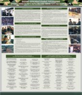 Стенд "Военные образовательные учреждения Российской Федерации" - fgospostavki.ru - Ростов-на-Дону