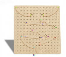 Тактильно-развивающая панель «Веселые горки» - fgospostavki.ru - Ростов-на-Дону