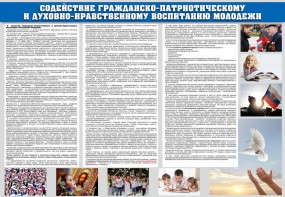 Стенд "Содействие гражданско-патриотическому и духовно-нравственному воспитанию молодежи" - fgospostavki.ru - Ростов-на-Дону