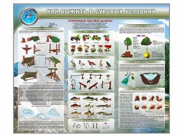 Стенд "Как выжить в суровых условиях" - fgospostavki.ru - Ростов-на-Дону