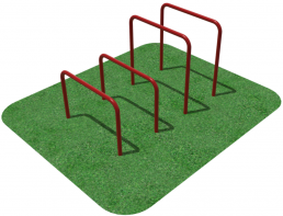 Упоры для отжимания цельносварные, разноуровневые  - fgospostavki.ru - Ростов-на-Дону