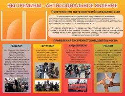 Стенд "Экстремизм-антисоциальное явление" - fgospostavki.ru - Ростов-на-Дону